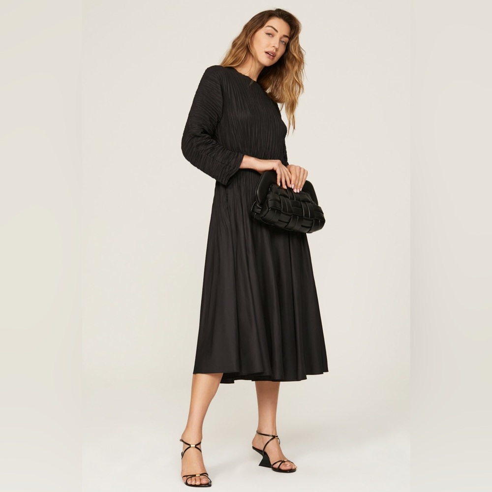 Vince Black Long Sleeve Dress